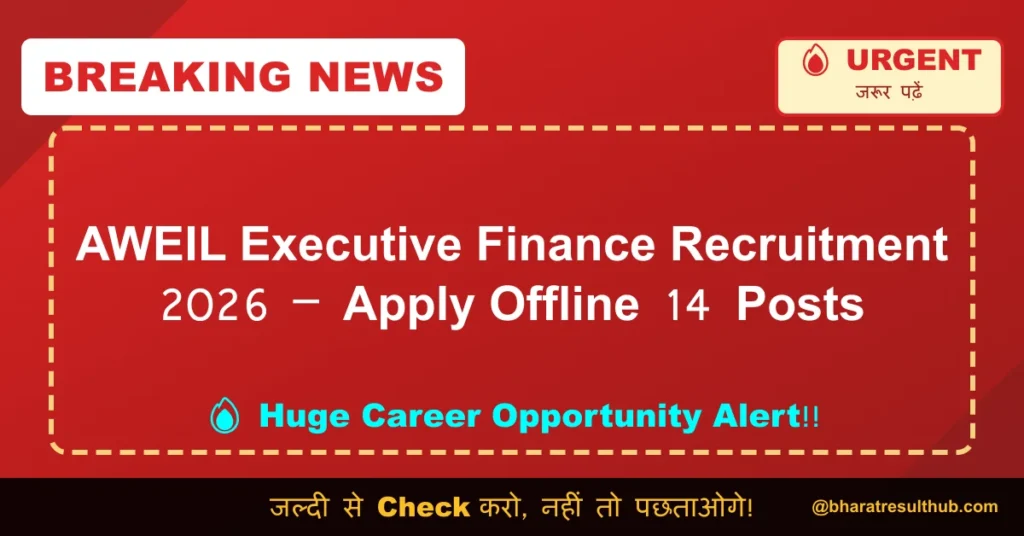 AWEIL Executive Finance Recruitment 2026 – Apply Offline 14 Posts